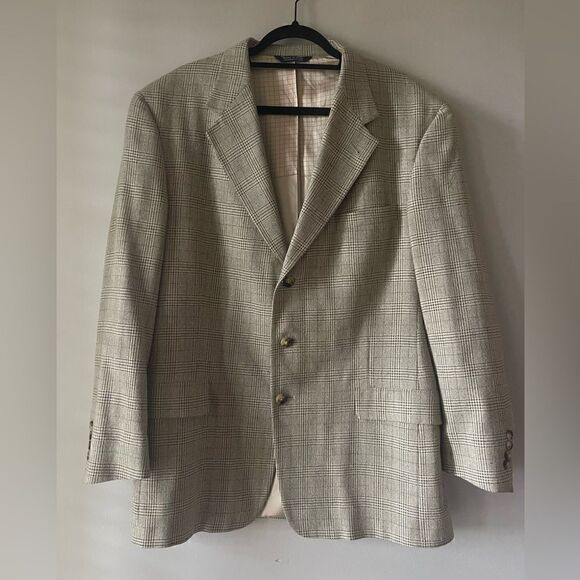 Tommy Hilfiger Vintage Tweed Blazer Size 43R - Picture 16 of 16